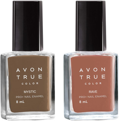 

Avon Anew True Color Nail Wear Pro+ Nail Enamel (set of 2) rave - mystic(Pack of 2)