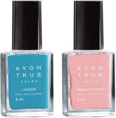 

Avon Anew True Color Nail Wear Pro+ Nail Enamel (set of 2) french - lagoon(Pack of 2)