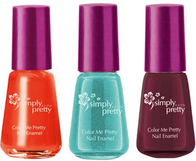 

Avon Anew Color Me Pretty Nail Enamel (set of 3) frosty-deeply-juicy(Pack of 3)