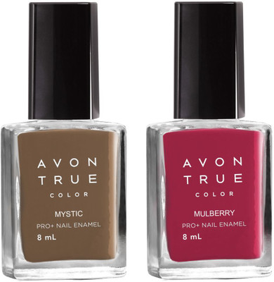 

Avon Anew True Color Nail Wear Pro+ Nail Enamel (set of 2) mystic - mulberry(Pack of 2)