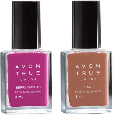 

Avon Anew True Color Nail Wear Pro+ Nail Enamel (set of 2) berry smooth - rave(Pack of 2)