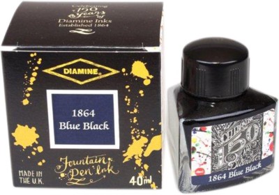 DIAMINE BLUE BLACK ANNIVERSARY INK 40 ML Ink Bottle(Ink Color - Blue Black)