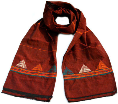 

Art Godaam Woven Cotton Girls Stole, Yellow