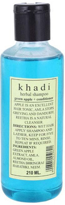 

Khadi Natural Green Apple + Conditioner Shampoo(210 ml)