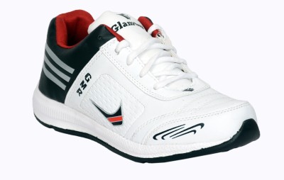 57% OFF on Glamour Running Shoes For Men(White) on Flipkart 