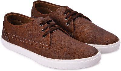 

Arthur Men's Brown PU Leather Casuals For Men(Brown