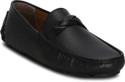 

Kielz Black-Slip-on-Synthetic-Men's-Loafers Loafers For Men(Black
