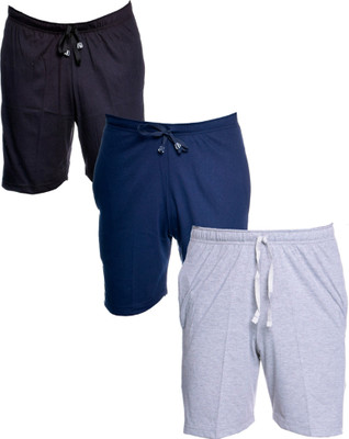 MACK JONNEY Solid Men Multicolor Basic Shorts