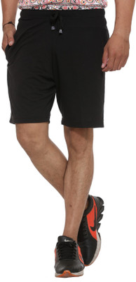 VIMAL JONNEY Solid Men Silver Basic Shorts