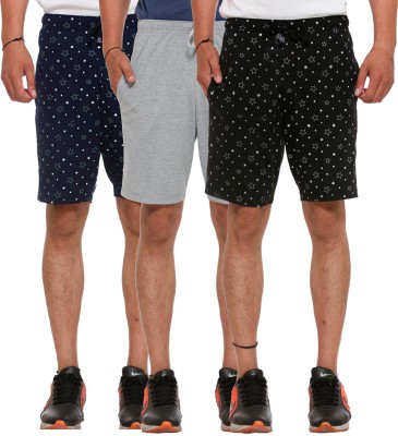 VIMAL JONNEY Printed Men Multicolor Basic Shorts