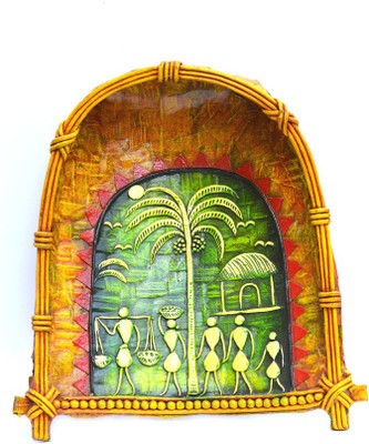 

Art Godaam Hand painted and hand crafted Decorative Showpiece - 27 cm(Paper Mache, Multicolor)