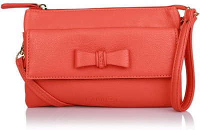 

Caprese Women Casual Pink Leatherette Sling Bag