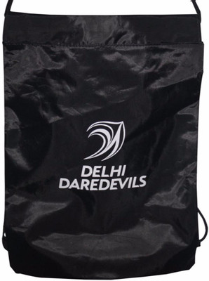 

Delhi Daredevils Men & Women Sports Black Polyester Sling Bag