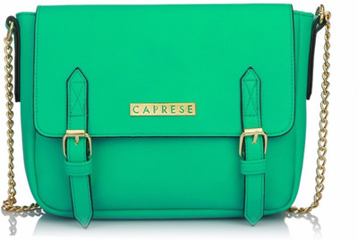 

Caprese Women Evening/Party Blue Leatherette Sling Bag
