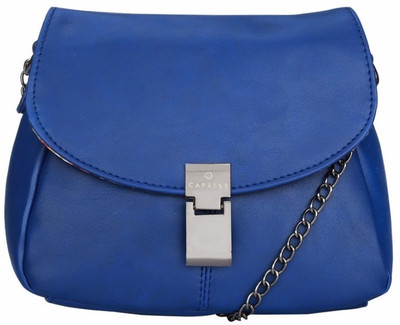 

Caprese Women Casual Blue Leatherette Sling Bag