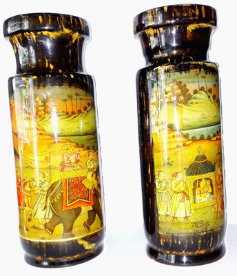 VROY@LS PRIDE vase set Wooden Vase(7.9 inch, Multicolor) VROY@LS PRIDE vase set Wooden Vase(7.9 inch, Multicolor)