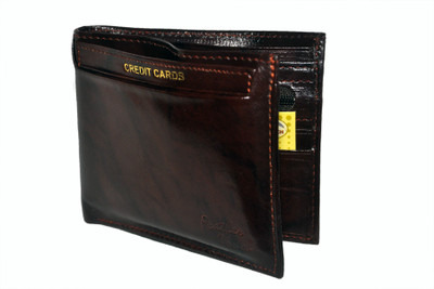 

NoVowels Men Maroon Artificial Leather Wallet(11 Card Slots)