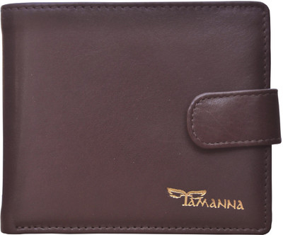 

Tamanna Men Brown Genuine Leather Wallet(8 Card Slots)