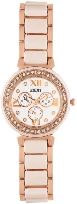 Users RDO_Copper White Del To DSS009 Street Fashion Analog Watch  - For Women   Watches  (Users)