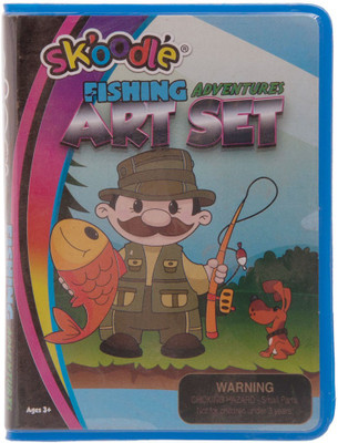 

SKOODLE Fishing Mini Coloring Kit Art Set Fishing Mini Coloring Kit Art Set