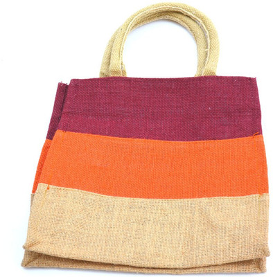 

Art Godaam Jute Lunch Bag(Multicolor, 5)