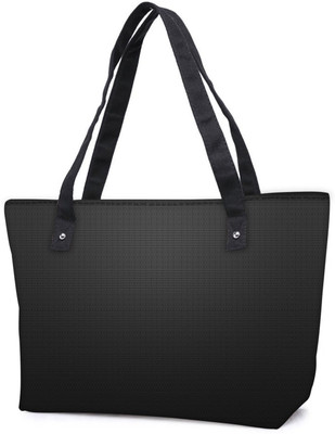 

Snoogg Pack Of 2 Plain Black Wall Combo Tote Shopping Grocery Bag With Coin Pencil Purse Shoulder Bag(Multicolor, 5 L)