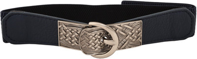 

Mooi Women Casual Blue Artificial Leather Belt, Navy
