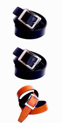 

Piftif Men Casual Multicolor Artificial Leather Belt