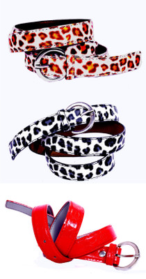 

Piftif Women Casual Multicolor Artificial Leather Belt