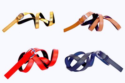 

Piftif Women Casual Multicolor Artificial Leather Belt