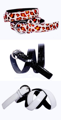 

Piftif Women Casual Multicolor Artificial Leather Belt