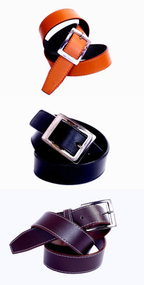 

Piftif Men Casual Multicolor Artificial Leather Belt
