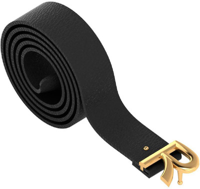 

Dare for Voylla Men Casual Black Artificial Leather, Metal Belt