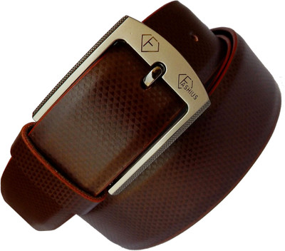 

Fashius Men Brown Artificial Leather Belt, Brown-01