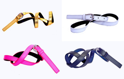 

Piftif Women Casual Multicolor Artificial Leather Belt