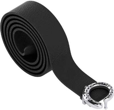 

Dare for Voylla Men Casual Black Artificial Leather, Metal Belt
