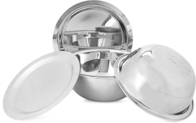 

Bhalaria Fanta Bowl Stainless Steel Bowl Set(Steel, Pack of 4)