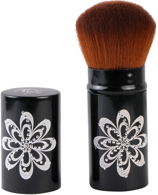 

3RB Cosmetic Powder Makeup Brush(Black Flower)(Pack of 1)