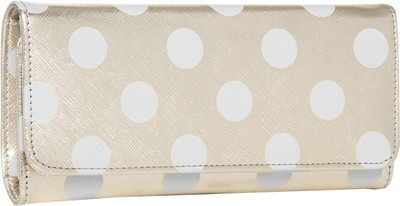 

Butterflies Casual Gold Clutch