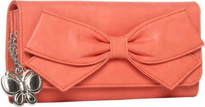 

Butterflies Casual Pink Clutch