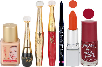 Ramble Women Fashion Makeup Combo Set(Set of 7)