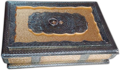 

Aatish AM 10 x 7 Rexine Dry Fruit Box / Multipurpose Box Wooden Decorative Platter(Multicolor)