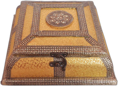 

Aatish AM 10 x 10 Rexine Dry Fruit Box / Multipurpose Box Wooden Decorative Platter(Multicolor)