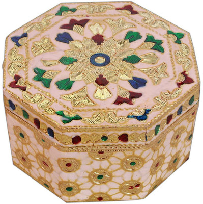 

Aatish AM 4 x 4 Box Oxidised Dry Fruit Box / Multipurpose Box Wooden Decorative Platter(Multicolor)