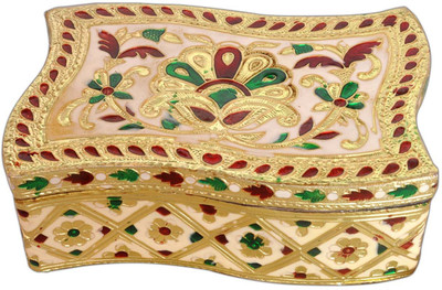 

Aatish AM 6 x 4 Lunch Box Compressed Woodplay Dry Fruit Box / Multipurpose Box Wooden Decorative Platter(Multicolor)