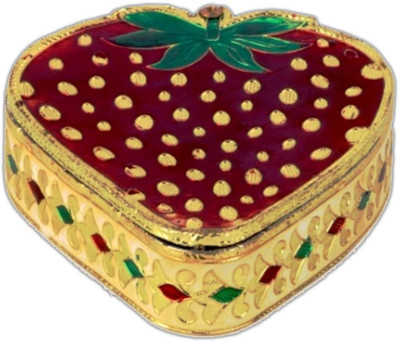 

Aatish AM 4 x 5 Stoberry Oxidised Dry Fruit Box / Multipurpose Box Wooden Decorative Platter(Multicolor)