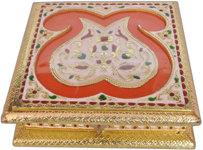 

Aatish AM 8 x 8 Dmg Compressed Woodplay Dry Fruit Box / Multipurpose Box Wooden Decorative Platter(Multicolor)