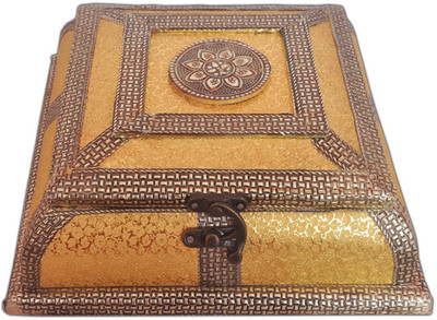 

Aatish AM 8 x 8 Rexine Dry Fruit Box / Multipurpose Box Wooden Decorative Platter(Multicolor)