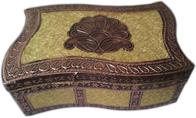 

Aatish AM 6 x 4 Rexine Dry Fruit Box / Multipurpose Box Wooden Decorative Platter(Multicolor)