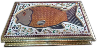 

Aatish AM 12 x 18 Fish Compressed Woodplay Dry Fruit Box / Multipurpose Box Wooden Decorative Platter(Multicolor)